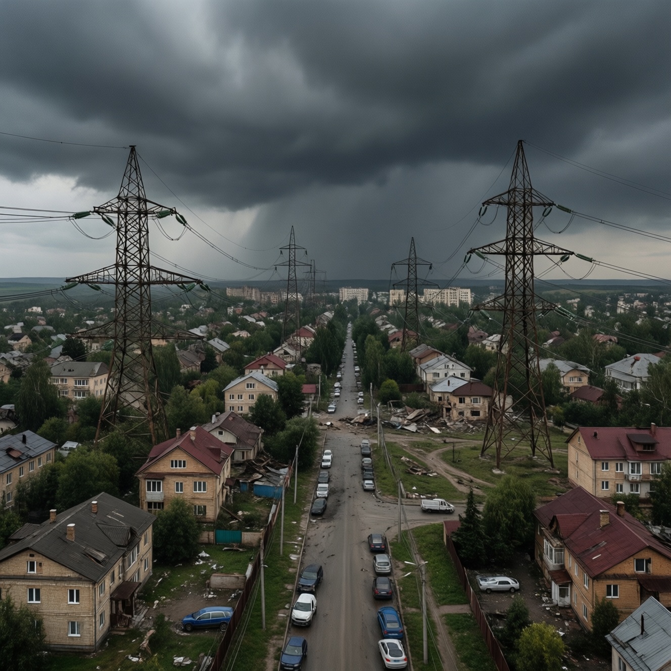 На оккупированной части Луганщины произошли перебои с электричеством после удара по энергоструктуре